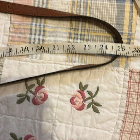 Patricia Nash European Map 13” x 10” x 5”leather adjustable strap crossbody bag - Picture 12 of 13